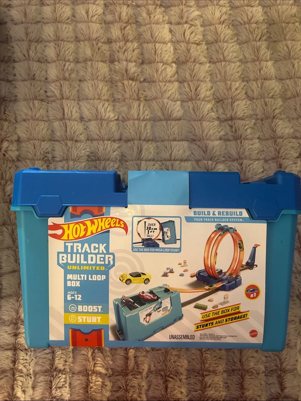 Hot Wheels Track Builder Multi Loop Box - Blue
